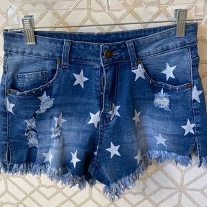 Women’s star Jean shorts